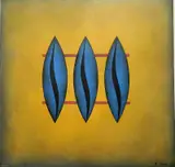 Martha Hubert, - ''Combination 2''-, acrylic on canvas