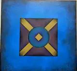 Martha Hubert, - ''Combination 10''-, acrylic on canvas
