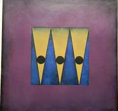 - ''Combination 8''- by Martha Hubert, acrylic on canvas, offered Oct 2015