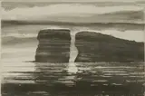 Norman Ackroyd, - ''Downpatrick Head, County Mayo''- sugar lift