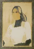 Bernard Cathelin, - ''Dominique Au Corsage Blanc'' (Passeron 89)-, lithograph in colors, 1975