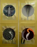 Erté, - ''The Four Emotions''- suite of 4 silkscreens in color, 1982, all signed and numbered 26/300 in white, pencil, very good condition