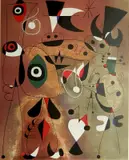 - Untitled- by Joan Miró, lithograph in colors, offered Oct 2015