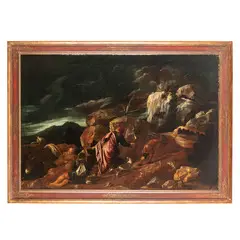 Pedro Orrente, Il sacrificio di Isacco, oil on canvas