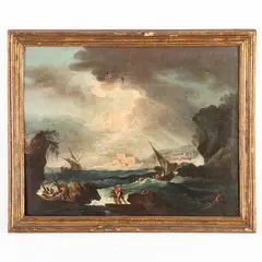 Henry d'Arles, Fortuna di mare, oil on canvas