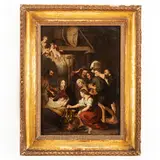 Willem van Herp, Adorazione dei Magi, oil on copper
