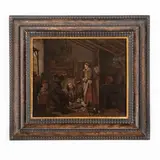 Jan Miense Molenaer, Interno di cucina con figure, oil on canvas