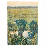Valentin Gavrilovich Litvinenko, Kremenchug, 1908 - Kyiv, 1979 / Paesaggio con alberi / Firmato e datato 75 in basso a destra