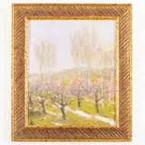 Vesele, 1904 - Kyiv, 1997 / L'ultima neve by Mykhaylo Gordyevich Deregus, mixed media on cardboard, offered Jul 2023