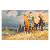 Olexandrivka, 1921 - 2001 / Ciapaev by Andriy Nikiforovich Kurennyi, oil on canvas, offered Jul 2023