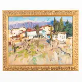Alexandrovske, 1919 - Yalta, 1994 / Villaggio ucraino by Fedir Zakharovich Zakharov, oil on canvas, offered Jul 2023