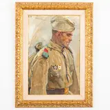 Georgy Stepanovich Melikhov, Kharkiv, 1908 - Kyiv, 1985 / Studio per il dipinto Il giuramento dei soldati prima di Berlino