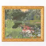 Viktor Zaretsky, Belopolye, 1925 - Kiev, 1990 / In riva al lago / Firmato V Zaretsky in basso a sinistra, oil on canvas
