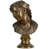 Vincenzo Gemito, Napoli, 1852 - 1929 / Carmela / Firmato Gemito e iscrizione Proprietà artistica sul retro, bronze
