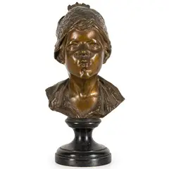 Napoli, 1870 - 1935 / Scugnizzo / Monogramma sulla spalla by Giovanni De Martino, bronze, offered Mar 2024