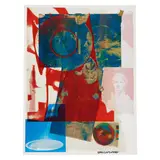 Robert Rauschenberg, Untitled (Foster 63), 1968, Offset lithograph in colors on glossy wove paper