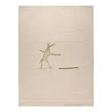 Robert Rauschenberg, Cunnigham Relief, from Merce Cunningham Portfolio (Schwarz 1975.01), 1974, Embossing with hand-rubbed additions in color on Arches paper