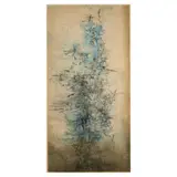 Zao Wou-ki, Untitled (No. 119) (Ågerup 119), 1959, Etching with aquatint in colors on Rives paper