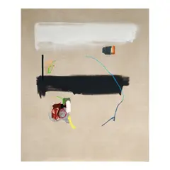 Luc Bernard, Connectivity No. 8, 2013, oil and graphite on linen