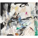 Timothy Mutzel, Parallel, 2025, acrylic, flashe, colored pencil and graphite on canvas