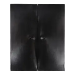 Martin Baran, Erogenous-Noir #1, 2018, oil on shaped canvas on board