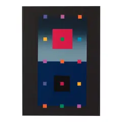 Caroline Pintoff, Hollywood Squares II, 1983, screenprint on paper