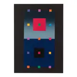 Caroline Pintoff, Hollywood Squares II, 1983, screenprint on paper