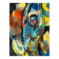 Jun Yang, Lifted in Light, 2023, oil on paper