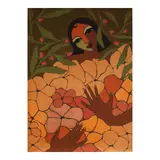 Cortney Herron, Her Flowers, 2023, acrylic on canvas