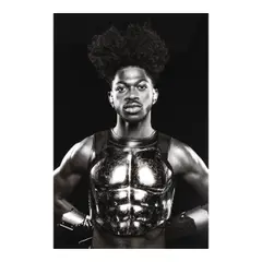 Jesse Green, Lil Nas X, 2022, black and white photograph