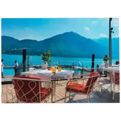 Life at the Tremezzo II by Rick Mordesovich, 2021, color photograph, sold May 2025