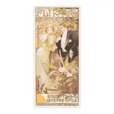 Alphonse Mucha, Flirt Biscuits (Rennert/Weill 72), c. 1899, Lithographic poster in colors on wove paper linen-backed