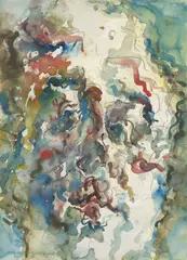 Marwan, Ohne Titel, 1976, Aquarell und Grafit auf Velin