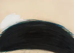 Arnulf Rainer, Berg, 1962, Kreide auf Karton
