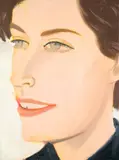 Libby by Alex Katz, 1991, Öl auf Leinwand, sold Nov 2009