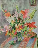 Hans Purrmann, Gladiolenstrauss