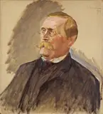 Max Liebermann, Bildnis Dr. Wilhelm Bode – Studie, 1904, Öl auf Leinwand
