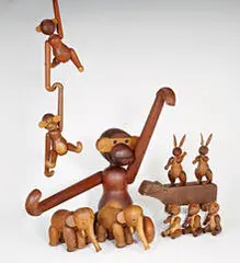 Animals (11) by Kay Bojesen, 1951-1957, Studio, sold Mar 2015