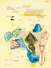 Steve Roden, Constellation #9, 1999, Acrylic, graphite on vellum