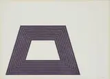 Purple Series (9) by Frank Stella, 1972, The full suite of nine color lithographs on Zerkall Copperplate Deluxe paper, sold Mar 2015