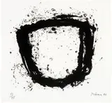 Richard Serra, Clinton '96, 1996, 1-color etching on Lanaquarelle Watercolor paper