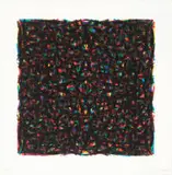 Sol LeWitt, Brushstrokes in All Directions, 1994, Silkscreen on paper