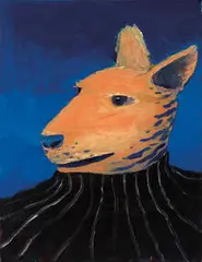 Tim Ebner, Untitled (Kangaroo), 1995, Oil and wax on canvas