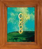 George Condo, Untitled (Surreal Graffiti Painting), 1984, Oil on canvas