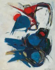 Bernard Dufour, Untitled, 1956, Oil on canvas