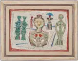 Massimo Campigli, Untitled (Figures)