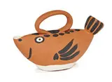 Fish Subject by Pablo Picasso, 1952, Turned pitcher of red earthenware clay, decoration in engobes, sold Mar 2015