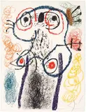 Untitled (from Album 21) by Joan Miró, 1978, Color lithograph on Arches paper, sold Mar 2015