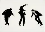 Robert Longo, Untitled (from Men in the Cities), 1989, Lithograph on paper