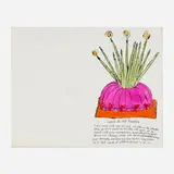 Andy Warhol, Salade de Alf Landon (Wild Raspberries), 1959, offset lithograph with hand-coloring, unique